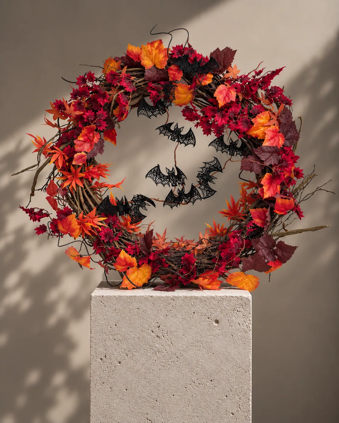 Midnight Bats floral arrangement by TB Creative
