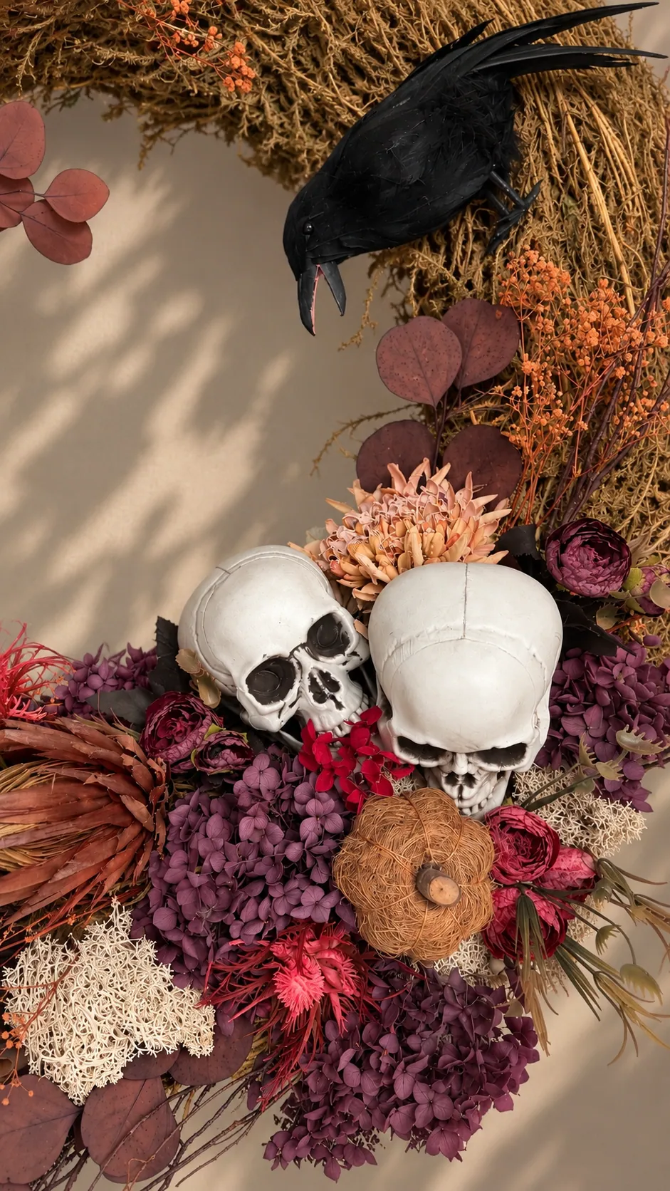 The Raven's Nest floral arrangement by TB Creative