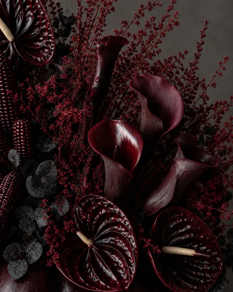 Poison Harvest floral arrangement by TB Creative