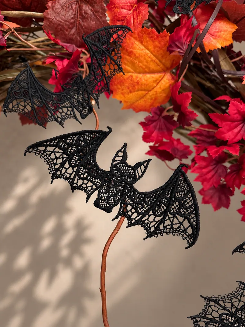 Midnight Bats floral arrangement by TB Creative