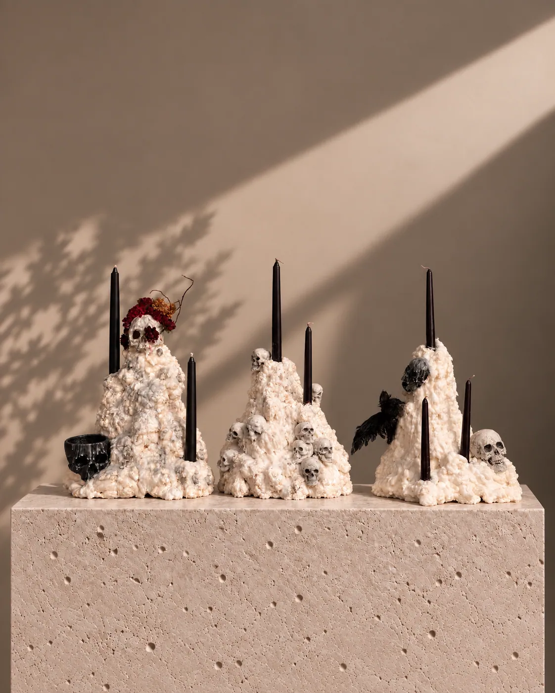 Wicked Wax Collection floral arrangement by TB Creative